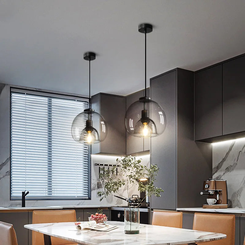 Smoky Gray Pendant Light