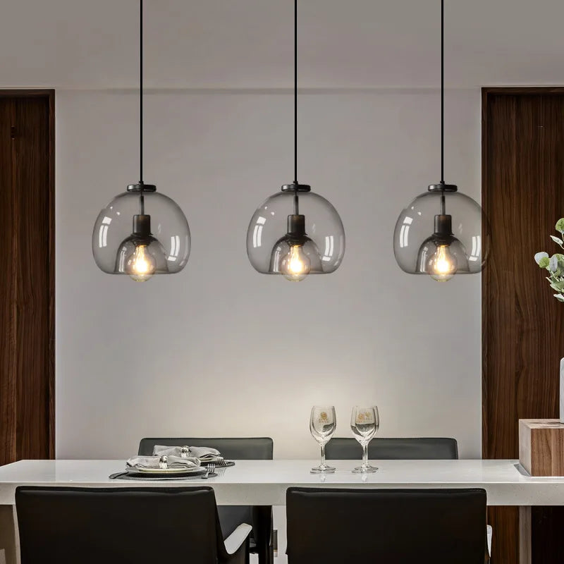 Smoky Gray Pendant Light