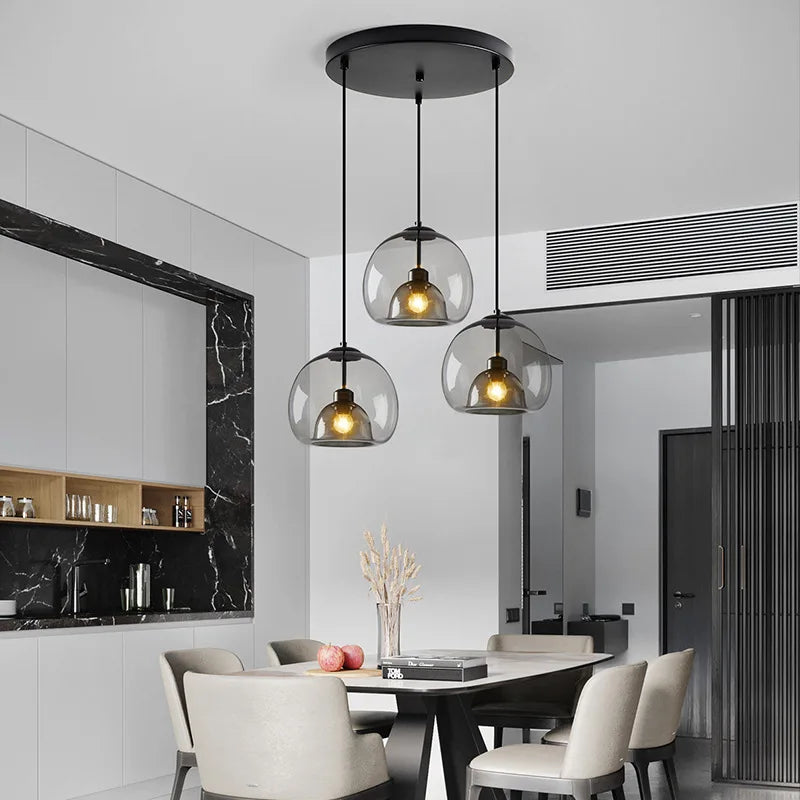 Smoky Gray Pendant Light