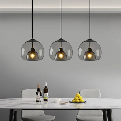 Smoky Gray Pendant Light