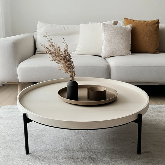 Wood Metal Coffee Table