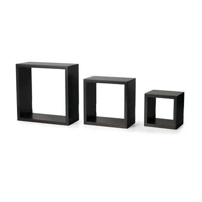 Black Square Shelves